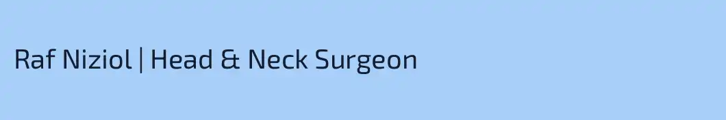 Raf Niziol | Head & Neck Surgeon